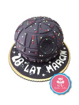 Tort Gwiazda Śmierci - Tort 3D w kształcie Gwiazdy Śmierci