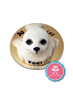 Tort foka - Tort 3D w kształcie foki